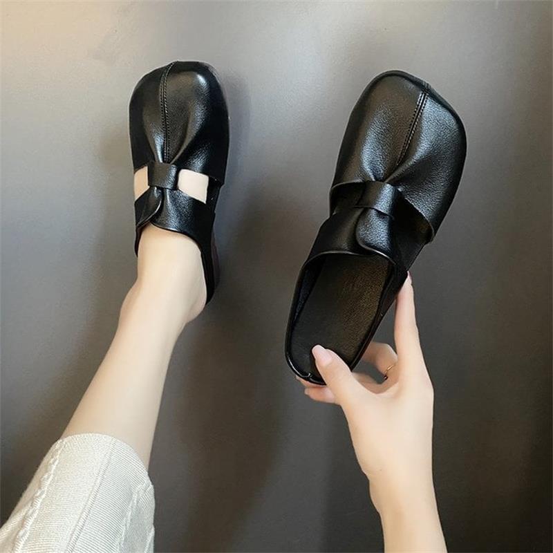 đ2024 NyĂ„r Varm FörsĂ€ljningđŁCut Out Design Platta Mules