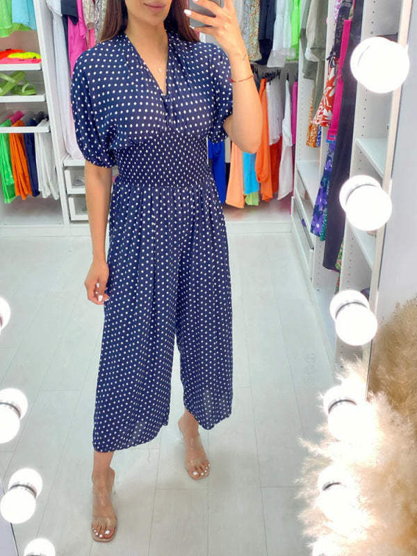 đ„ 48% RABATTđ„ Jumpsuit med prickigt tryck och elastisk midja