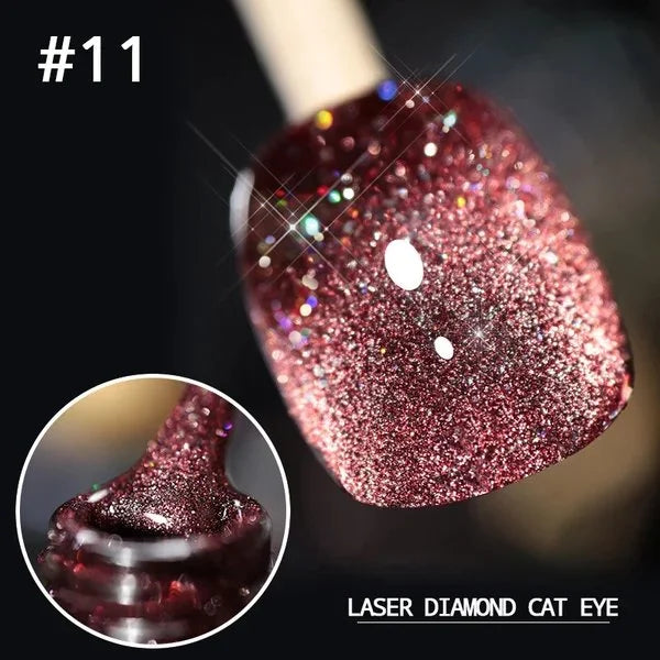 đLaser Diamond Cat Eye nagellack (köp 4 spara 20%)