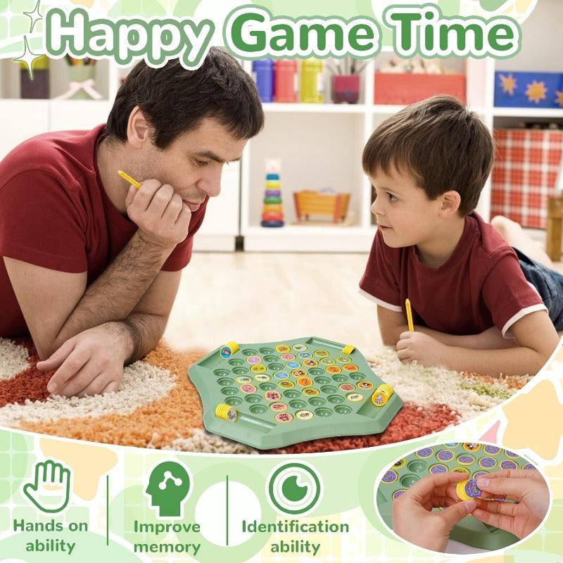 đSISTA DAGEN -50% REA!!â°Flip-Match-brĂ€dspel för barn â DIY-vĂ€ndschackbrĂ€da för barn