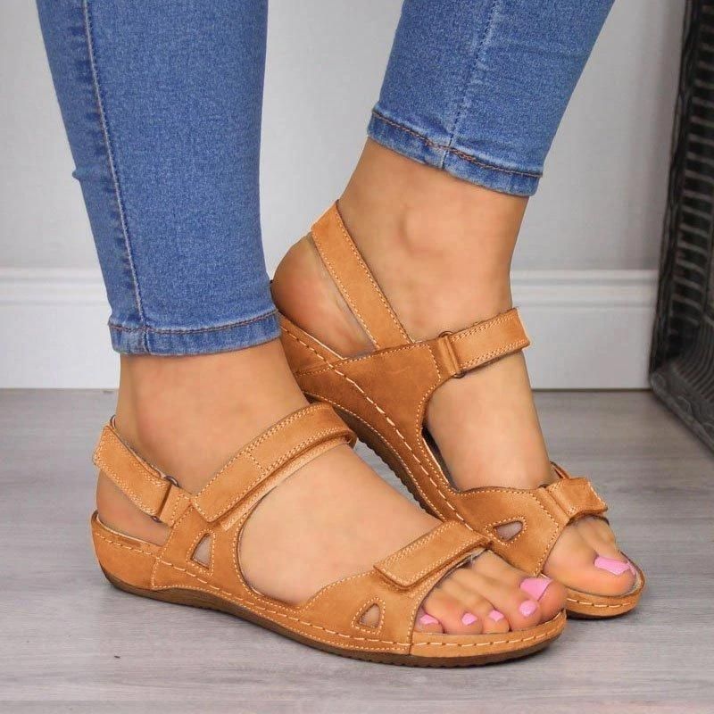 đ„Sista dagens kampanj 50% OFF - 2024 Comfort Retro Ortopediska Sandaler