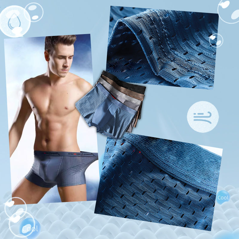 đKöp 1 FĂ„ 1 Gratis đMen's Mesh Breathable Boxer Briefs