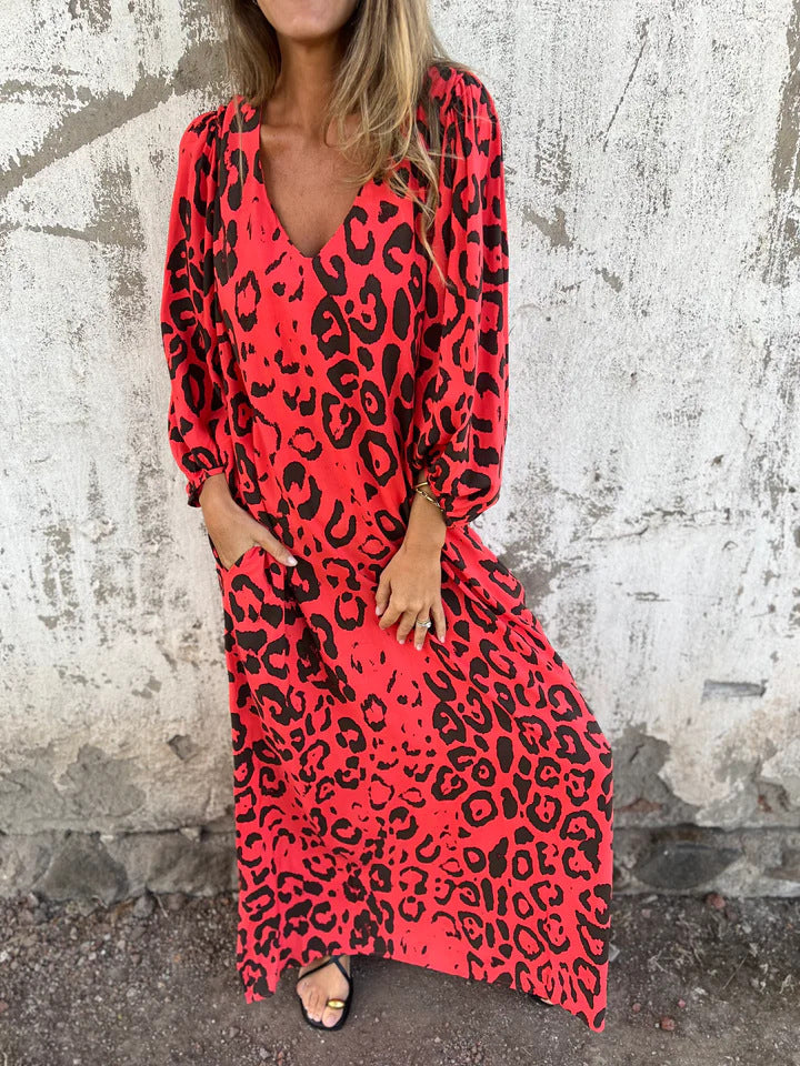 Safari Chic Leopardklänning