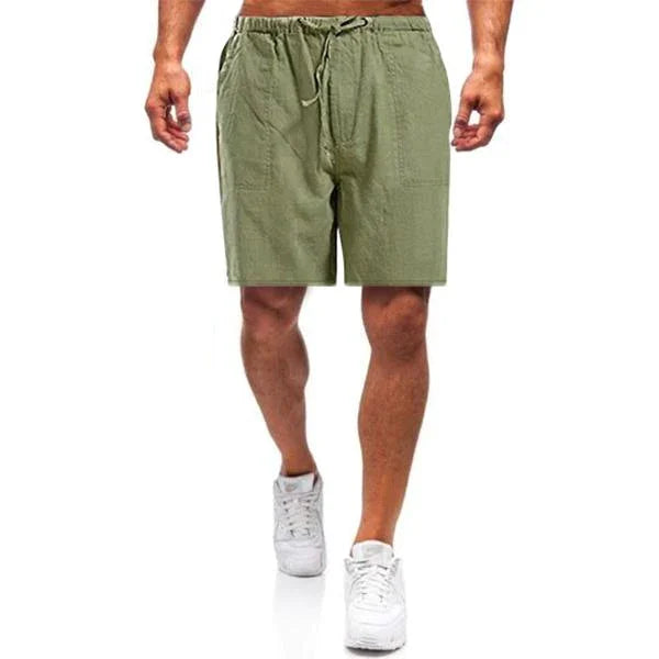 (đ2024 nyĂ„rsreađ)Lösa casual shorts i linne för mĂ€n