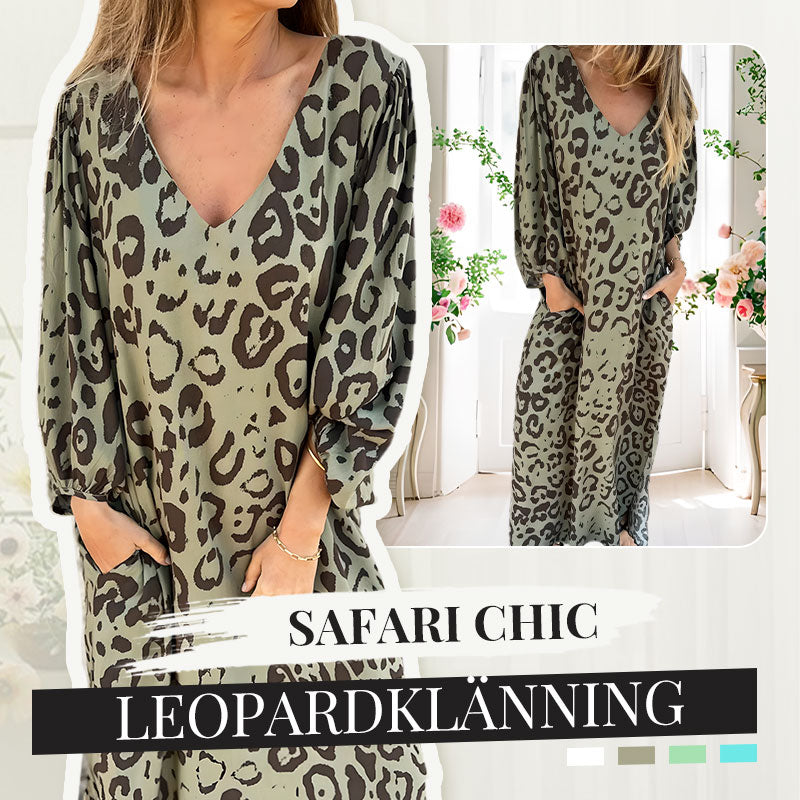 Safari Chic Leopardklänning