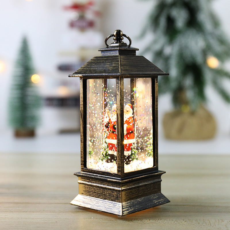 🎁Färg LED-julkristallbelysning