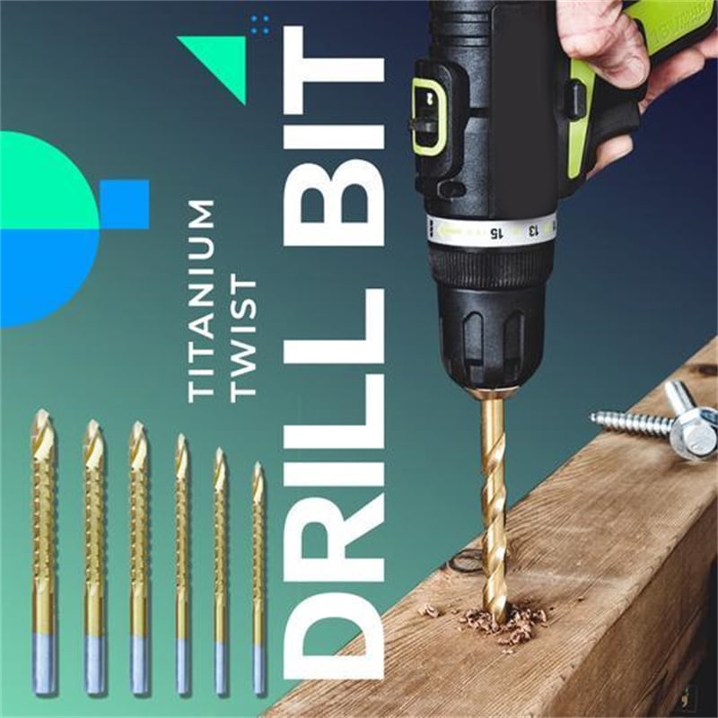 đHOT SALE-48% OFF -Twist borrbitsuppsĂ€ttning tillbehör för elverktyg (6 st) đ„