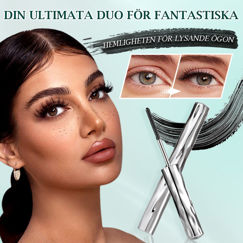 🔥Ultimat Förlängande och Böjande Mascara Set