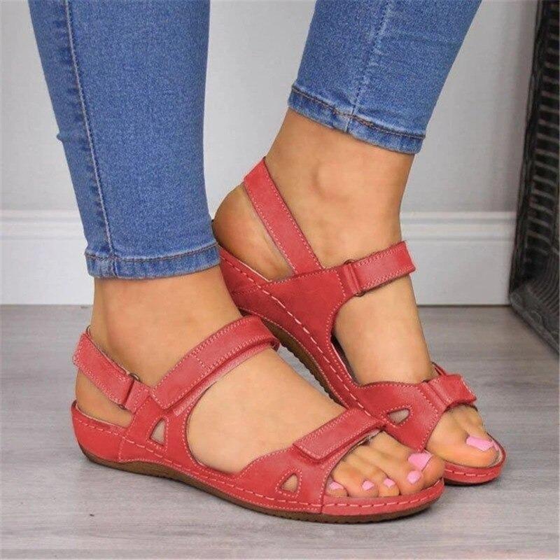 đ„Sista dagens kampanj 50% OFF - 2024 Comfort Retro Ortopediska Sandaler