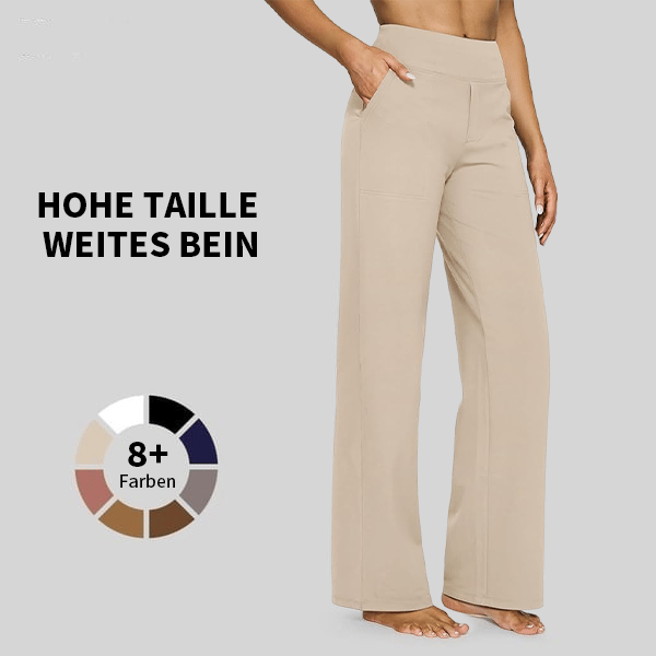 đ Sista dagen 49% rabatt đ„ Löst sittande byxor med hög midja för affĂ€rsmĂ€ssig fritid och yogabyxor