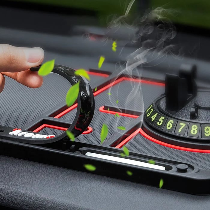 4-i-1 halkfri telefonplatta för bilen