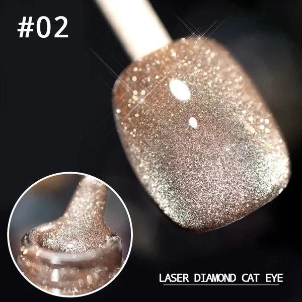 đLaser Diamond Cat Eye nagellack (köp 4 spara 20%)