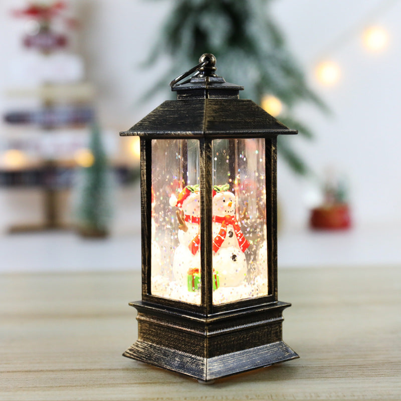 🎁Färg LED-julkristallbelysning