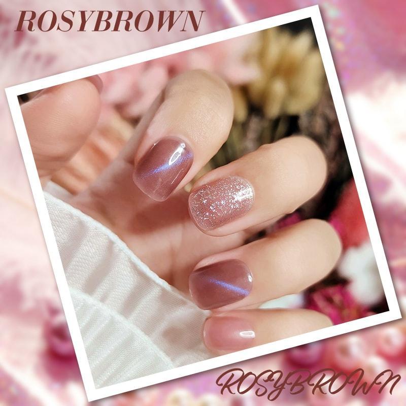 đ„Mystiskt kattögon-nagelplĂ„ster med gelĂ©gummi (24 st)