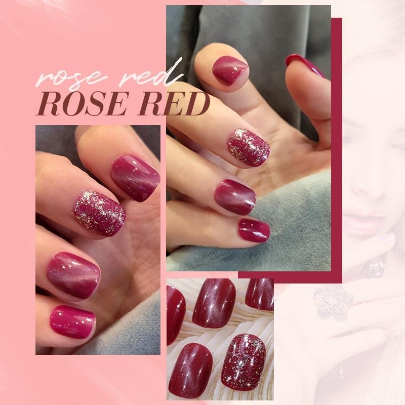 đ„Mystiskt kattögon-nagelplĂ„ster med gelĂ©gummi (24 st)