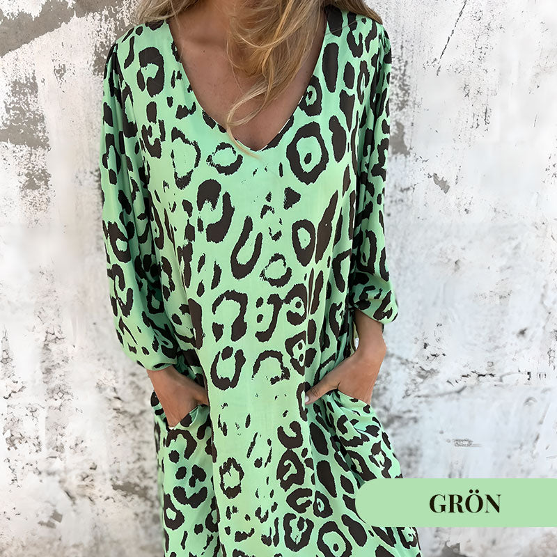 Safari Chic Leopardklänning