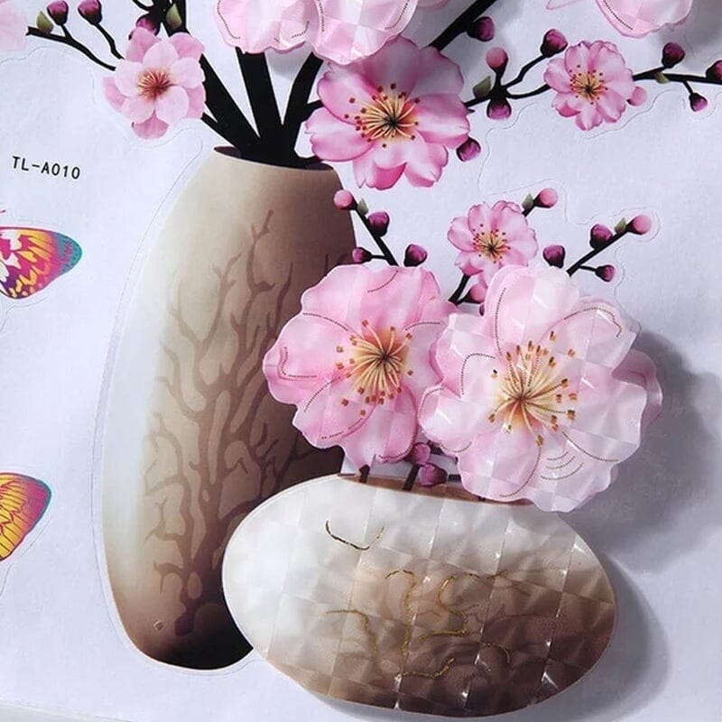 Bästa present för semester 🔥3D Vase Sticker