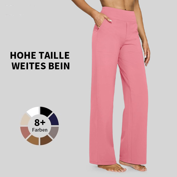 đ Sista dagen 49% rabatt đ„ Löst sittande byxor med hög midja för affĂ€rsmĂ€ssig fritid och yogabyxor