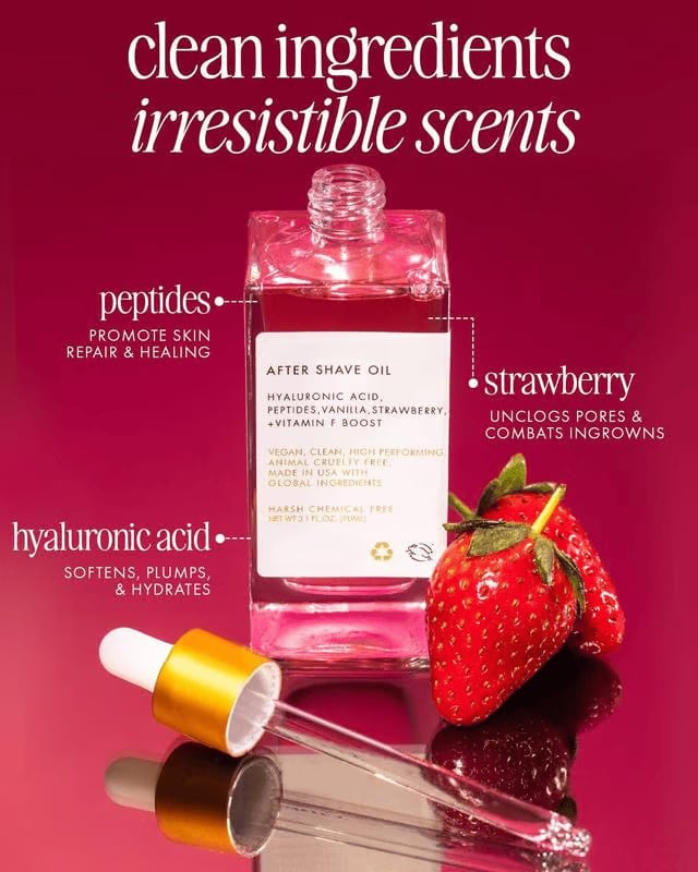 🌺Vårspecialer 49% rabatt🌺After Shave Parfymolja - Jordgubb🍓& Vaniljdoft