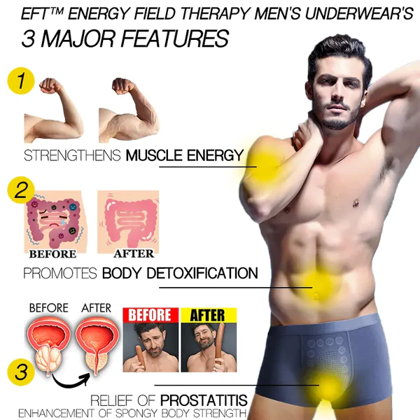 đ„Köp 1 fĂ„ 3 stđ„Energetisk massage magnetisk terapiunderklĂ€der för mĂ€n