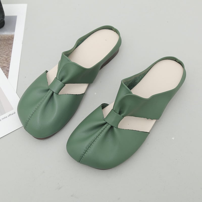 đ2024 NyĂ„r Varm FörsĂ€ljningđŁCut Out Design Platta Mules