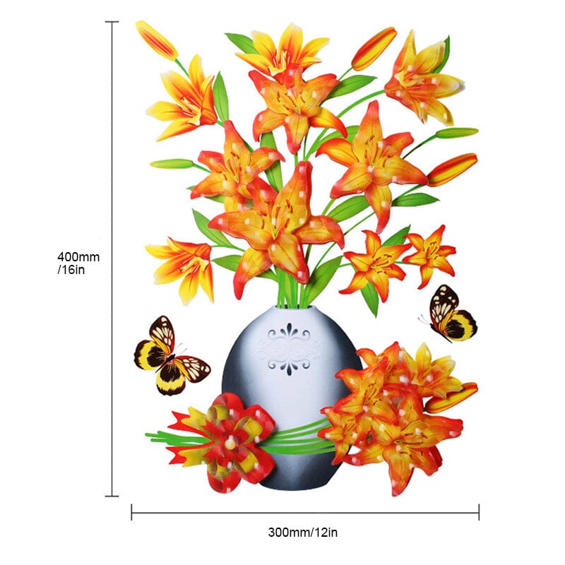 Bästa present för semester 🔥3D Vase Sticker