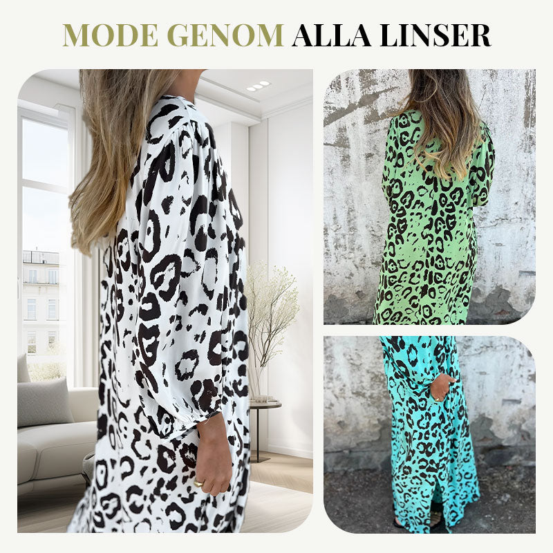 Safari Chic Leopardklänning