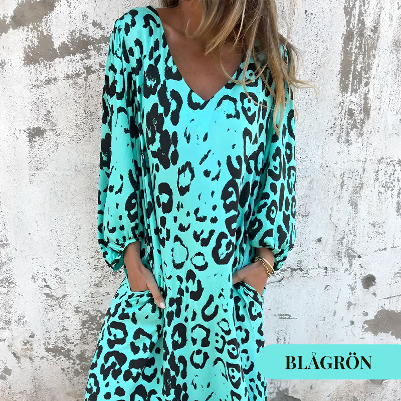 Safari Chic Leopardklänning