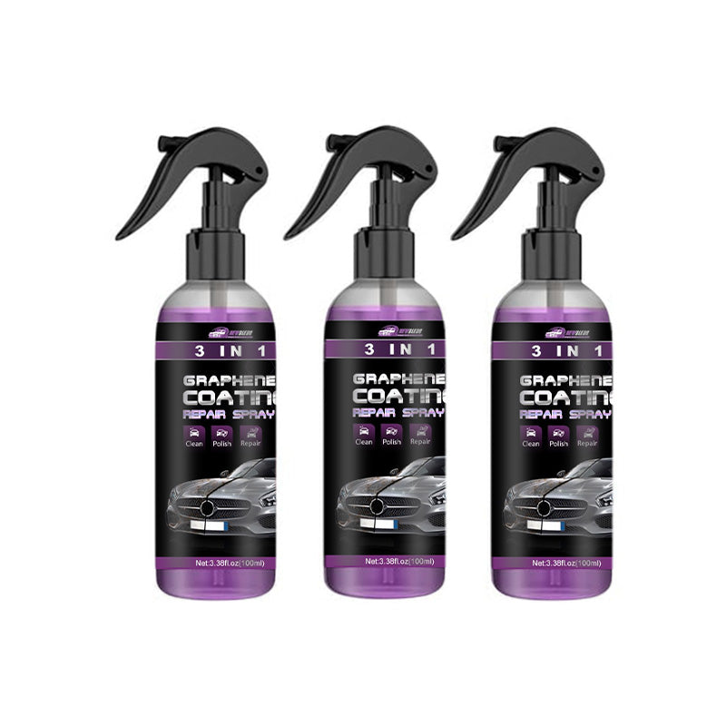 🔥Köp 2 få 1 gratis✨ 3-i-1 Högskyddande Snabb Bilbeläggningsspray