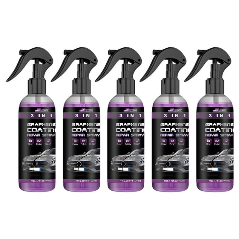 3 i 1 Spray för snabb billackering med högt skydd