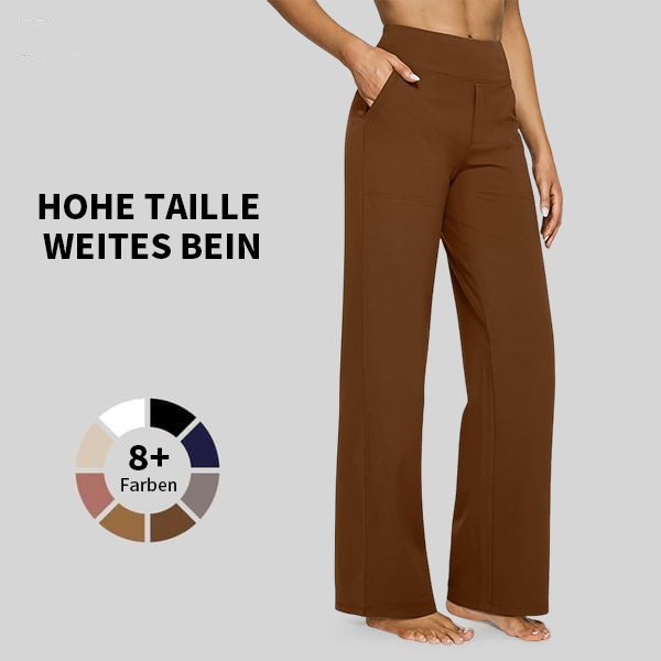 đ Sista dagen 49% rabatt đ„ Löst sittande byxor med hög midja för affĂ€rsmĂ€ssig fritid och yogabyxor