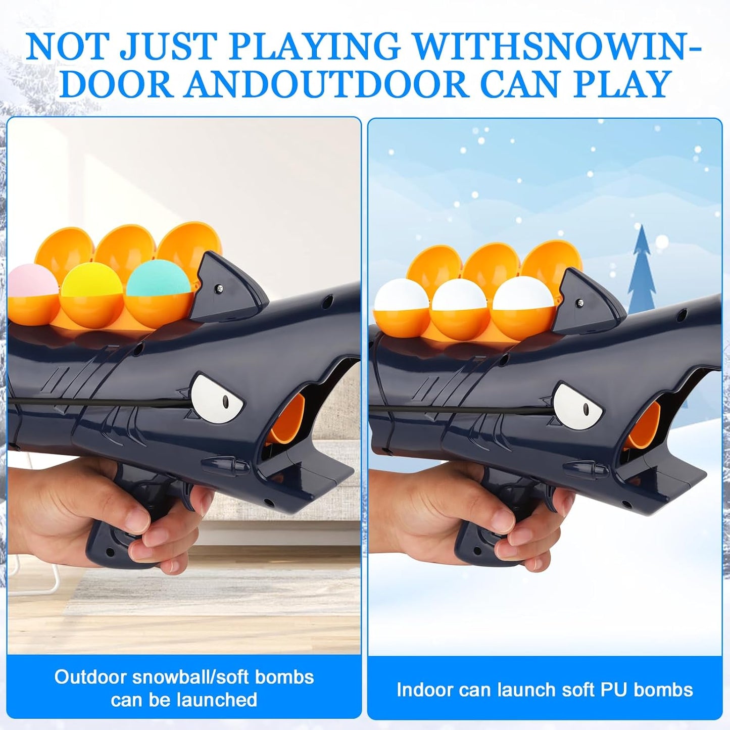 đ„49% OFFđ2025 Shark Snowball Launcher