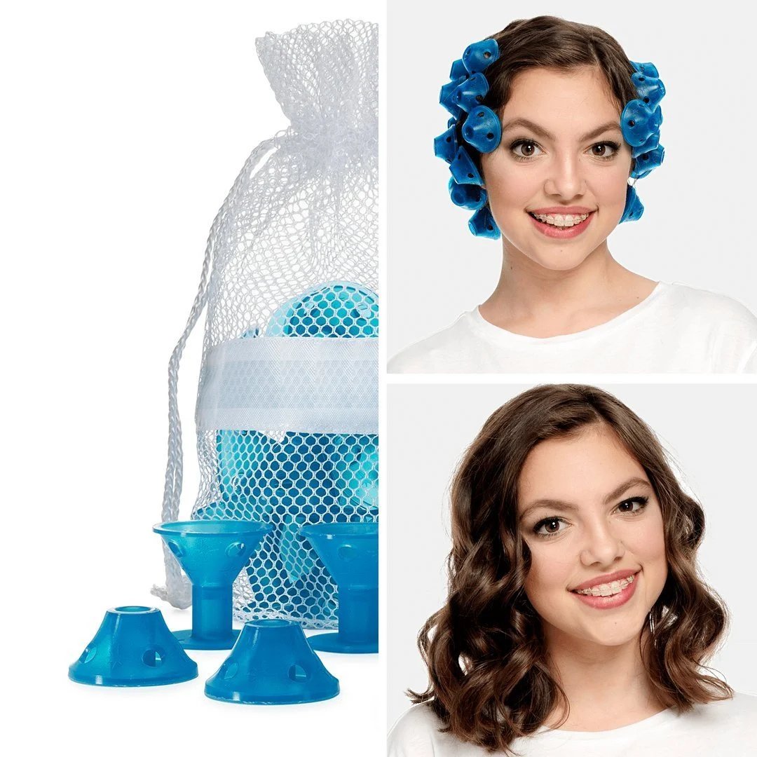 ✨ TopCurls papiljotter för hår - Ingen skada på håret(10 st)