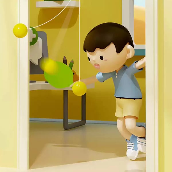 đInomhus hĂ€ngande bordtennis trĂ€nare bĂ€rbar uppsĂ€ttningđ„