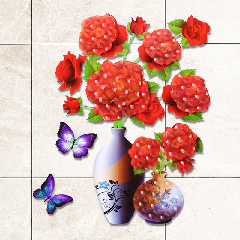 Bästa present för semester 🔥3D Vase Sticker