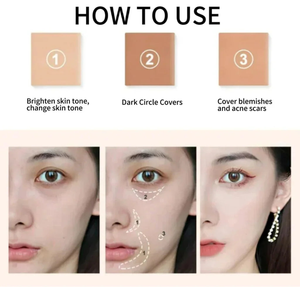 🎁Tricolor concealer