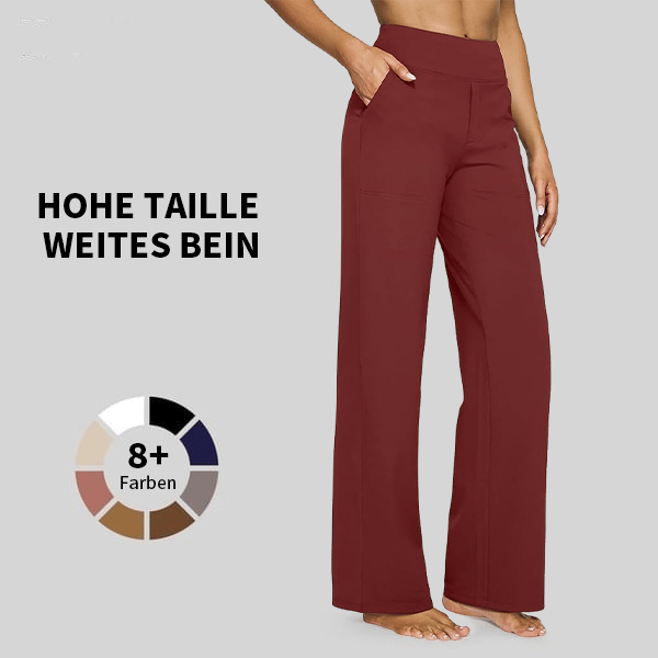 đ Sista dagen 49% rabatt đ„ Löst sittande byxor med hög midja för affĂ€rsmĂ€ssig fritid och yogabyxor