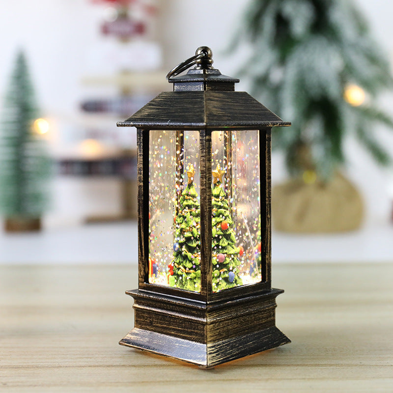 🎁Färg LED-julkristallbelysning