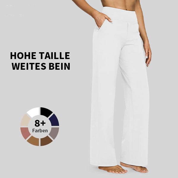 đ Sista dagen 49% rabatt đ„ Löst sittande byxor med hög midja för affĂ€rsmĂ€ssig fritid och yogabyxor