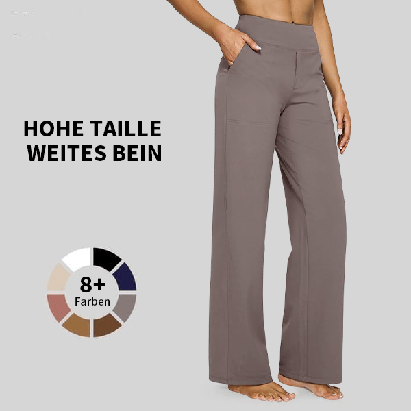 đ Sista dagen 49% rabatt đ„ Löst sittande byxor med hög midja för affĂ€rsmĂ€ssig fritid och yogabyxor