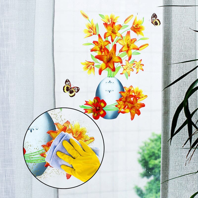 Bästa present för semester 🔥3D Vase Sticker
