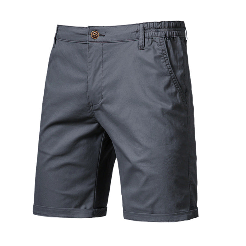Casual Business Elastic Straight Shorts för män
