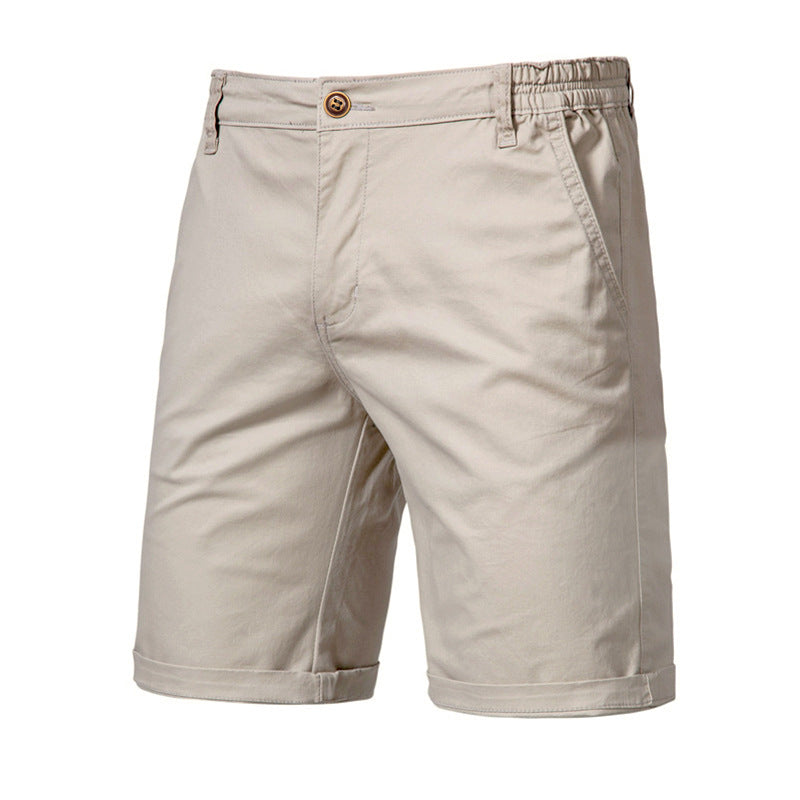 Casual Business Elastic Straight Shorts för män