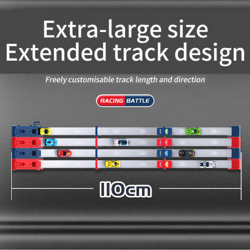 đïžLĂ„t tĂ€vlingen börja!âĄDubbel bana, dubbelt sĂ„ roligtđinga batterier behövs, bara ren hastighet! - âšăDubbel leksaksbilskastare med racerbana för barnăâš