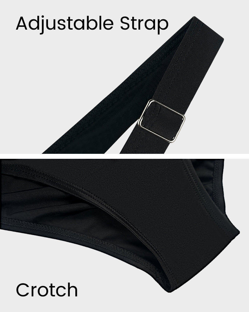 đ„2025 SUMMER 50% OFFđRuched Tie-Knot Tummy Control One-Piece Swimsuit