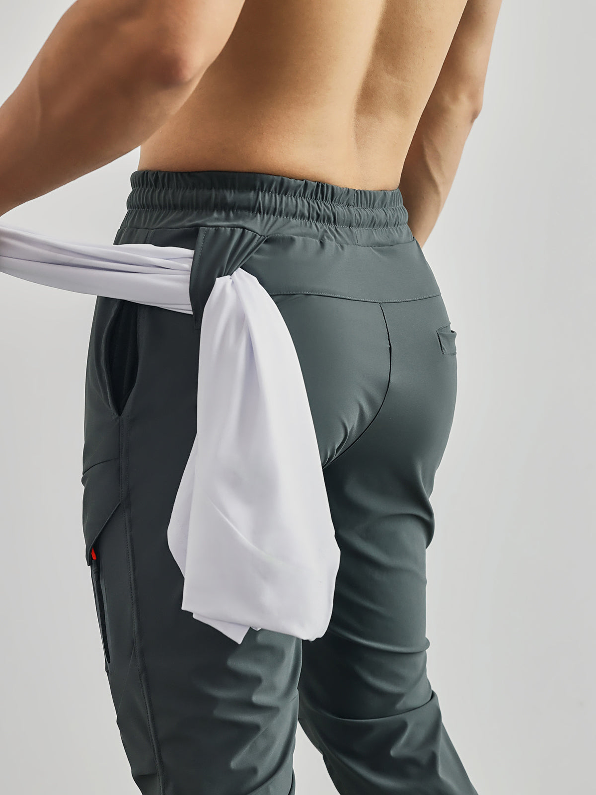 Stay Cool High Rib Cargo Jogger Sportbyxor