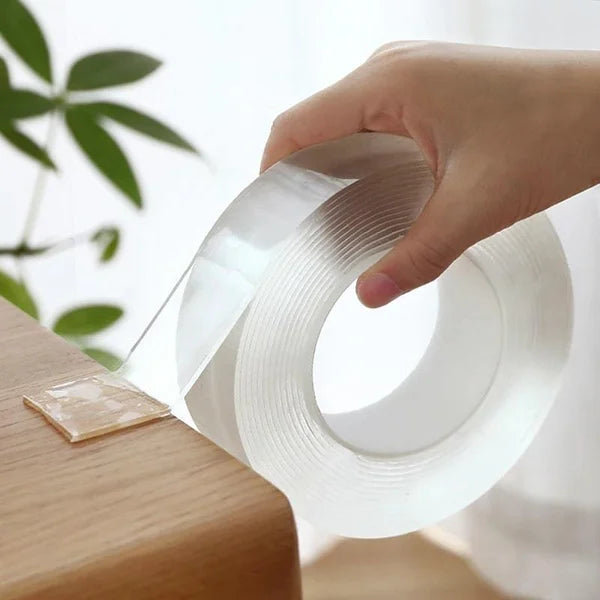 đ„Nya heta produkterđ„Transparent magisk nanotejp som inte lĂ€mnar nĂ„gra rester, Ă„teranvĂ€ndbart dubbelsidigt handtag