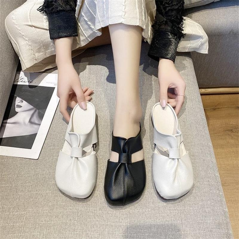 đ2024 NyĂ„r Varm FörsĂ€ljningđŁCut Out Design Platta Mules