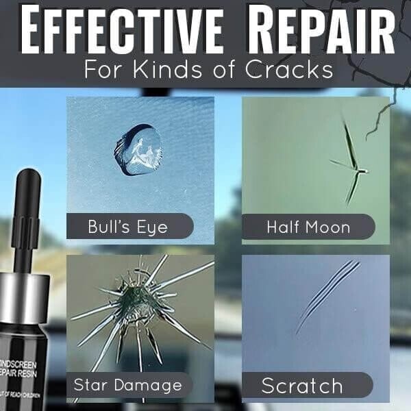 đ„Köp 1 fĂ„ 1 gratis - Reparationssats för glas frĂ„n Cracks Gone (ny formel)