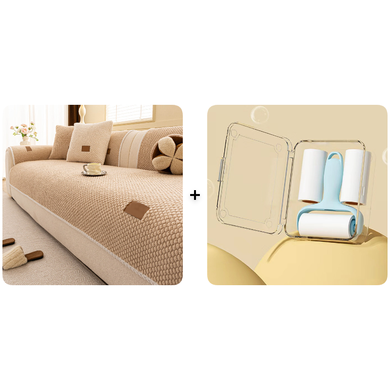 Förtjockad Halksäker Sofföverdrag – Ultramjuk, Tvättbar, Reptålig & Husdjursvänlig 🛋️✨